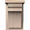 Ekena Millwork Yorktown Smooth Corbel w/Backplate, Douglas Fir, 7 1/2"W x 8"D x 12"H COR08X08X12YOR01SDF - alternate 3